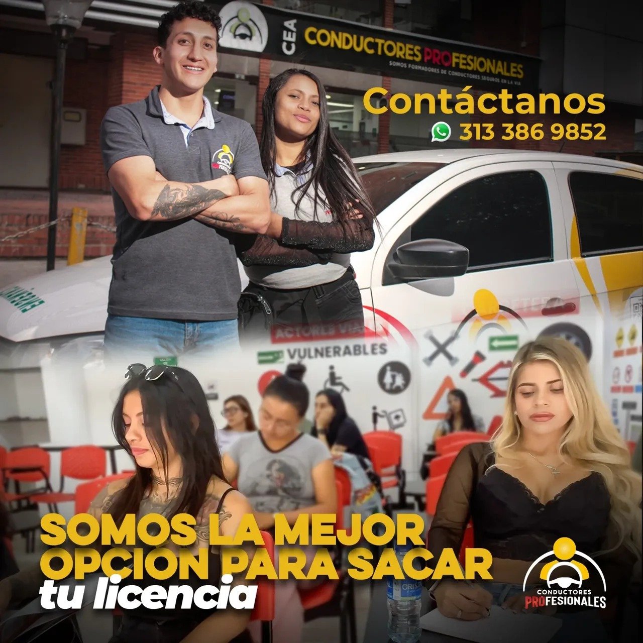 Alumnos en nuestras instalaciones